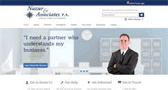 Desktop Screenshot of nazurcpa.com